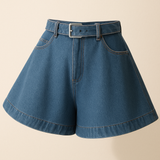Denim Flare Short