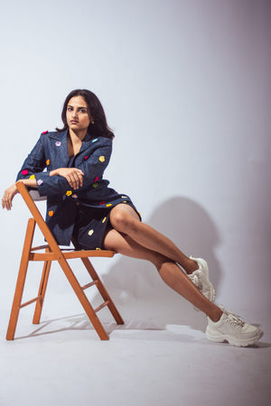 CROCHET FORMAL BLAZER