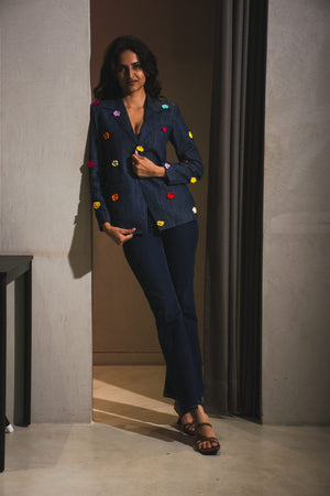 CROCHET FORMAL BLAZER