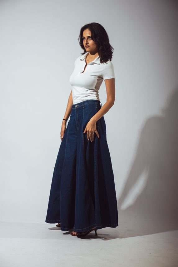 Flared Maxi skirt, view 2 of 11