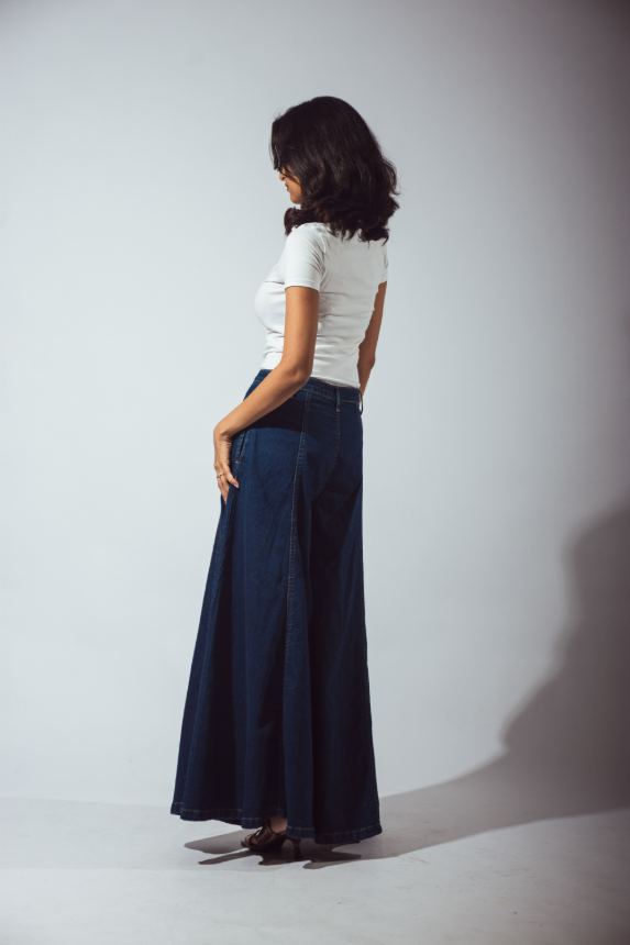 Flared Maxi skirt, view 4 of 11